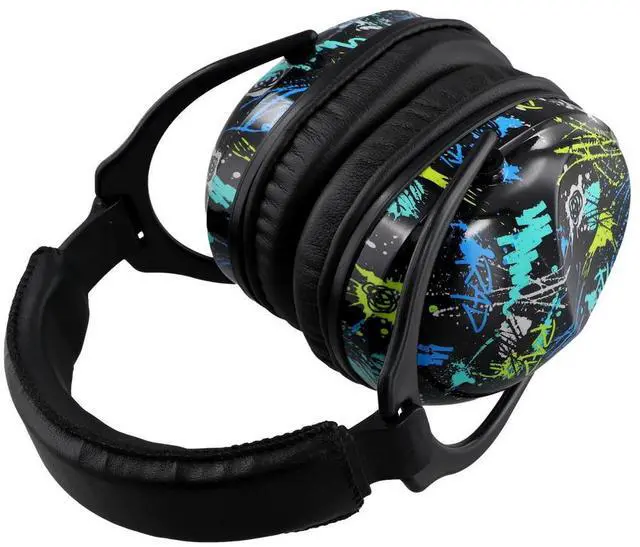 Main image of AT9-Ear Protection Safety Earmuffs,Foldable Noise Blocking Ear Defenders, Protective Ear Covers for Children and