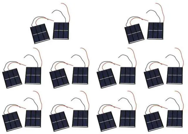 Main image of 20 Pcs 1.5V 400Ma 80X60mm Micro-Mini Power Solar Cells For Solar Panels - DIY Projects - -
