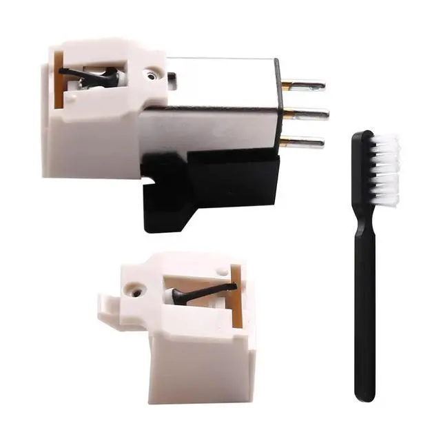 Alt view image 3 of 3 - LP Vinyl Record Player Stylus+ Needle+ Brush Kit AT3600L Magnetic Cartridge For Turntable Phonograph Platterspeler