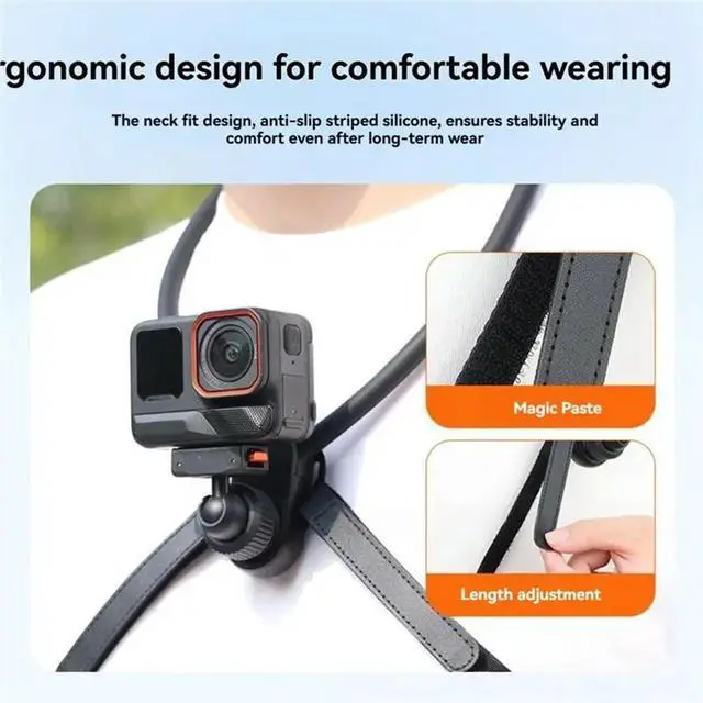 Alt view image 3 of 3 - For Ace Pro 2X5X4 Air Compatible Universal Ball Joint Neck Hold Mount Chest Mount Magnetic Quick-Release Accessory