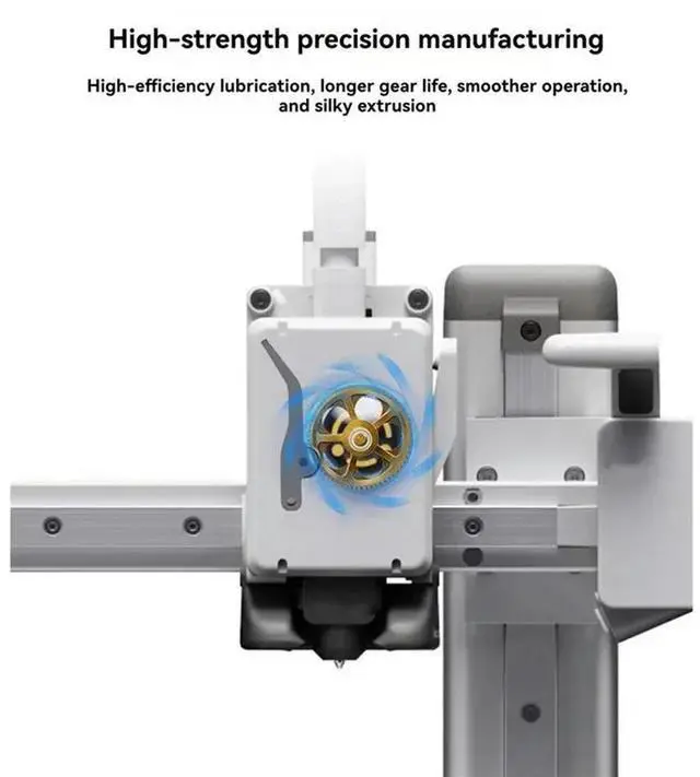 Alt view image 3 of 3 - 2X For A1 A1 Mini Extruder Gear Hardened Steel+Brass Gear DLC Nano-Coated Feed Wheel Kit For A1 Mini