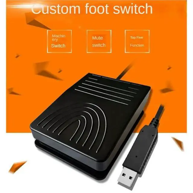 Alt view image 3 of 3 - 2X USB Foot Switch Keyboard Pedal USB Foot Pedal Control High Sensitivity Single Control Foot Pedal