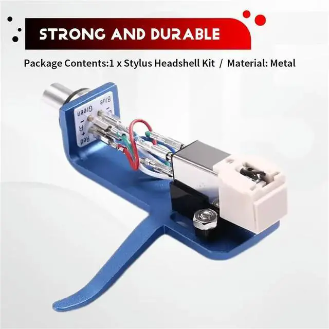 Alt view image 2 of 3 - AT3600L Magnetic Cartridge Stylus+Headshell Mount Full Kit For Turntable Phonograph Platenspeler LP Vinyl Record Player