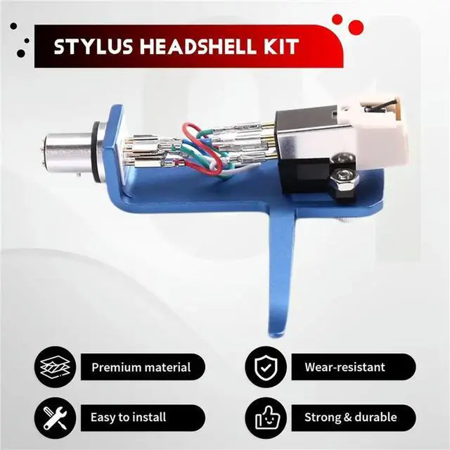 Alt view image 3 of 3 - AT3600L Magnetic Cartridge Stylus+Headshell Mount Full Kit For Turntable Phonograph Platenspeler LP Vinyl Record Player