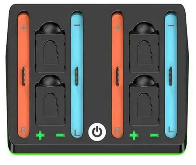 Main image of Switch 2 Charging Dock Switch 2 Handle Colorful Charging Dock With 9 Lighting Modes With 4 Game Card Slots