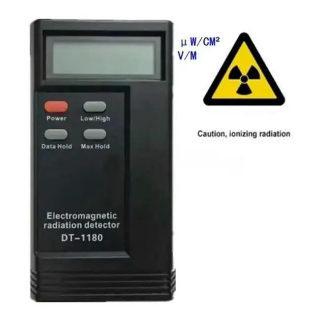 Alt view image 2 of 3 - Electromagnetic Radiation Detector EMF Meter Easy Operation Radiation Monitoring Tester Gauss Meter