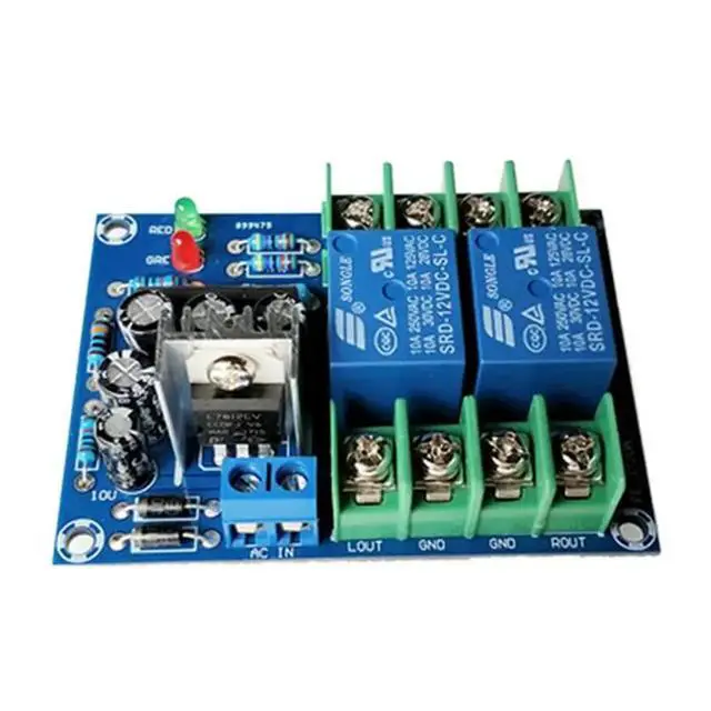 Alt view image 2 of 3 - 6X Dual Channel Speaker Protection Circuit Board High-Power Audio Amplifier Speaker Protector