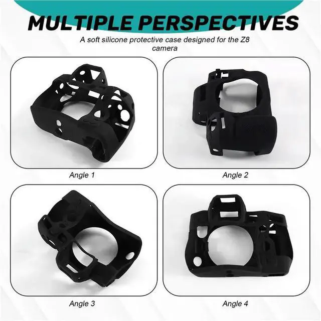 Alt view image 3 of 3 - Soft Shell Camera Protector Cover,Anti-Fall Protective Body Skin For Z8 Silicone Rubber