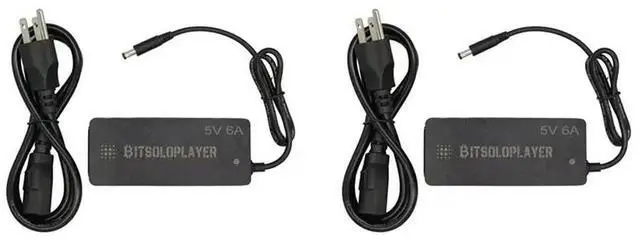 Main image of 2X For 5V 6A 30W DC Power Supply Adapter For Max,Ultra,Gamma,Nerdaxe Power Adapter US PLUG