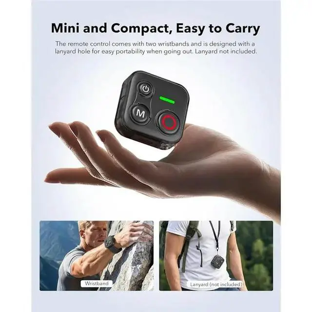 Alt view image 3 of 3 - Remote Control For Gopro Action Camera Remote Control Action Camera Bluetooth Remote Control phone Camera Remote Control