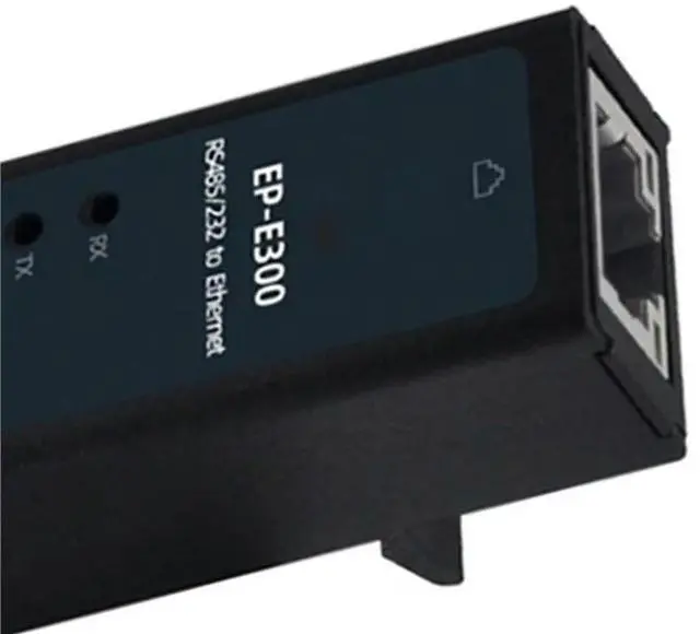 Alt view image 2 of 4 - Transparent Transmission 485 Serial Port Server To Network Port Module RS485 Modbus Gateway Rail E300 US PLUG