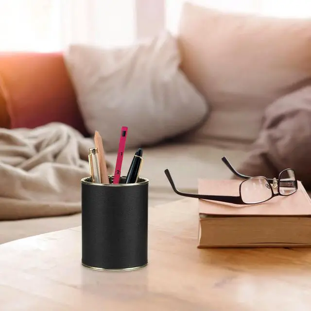 Alt view image 2 of 3 - Pen Holder for Desk Stylish Minimalist Desktop Organizer Multi-Functional Pencil Holder for Pens Pencils Rulers Keys