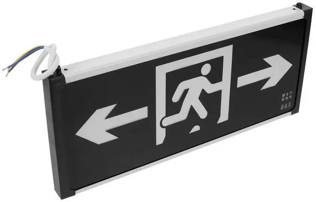 Alt view image 2 of 3 - Hanging Fire Exit Indicator Sign LED Emergency Light for Safe Evacuation in Offices Hotels Malls Public Buildings Emergency Exit