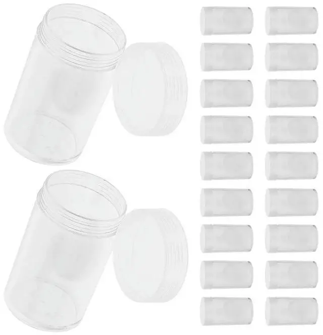 Main image of 20Pcs Coin Accessory Clear Coin Capsules Holder and Scratch Resistant Coins Holder Coins Holders