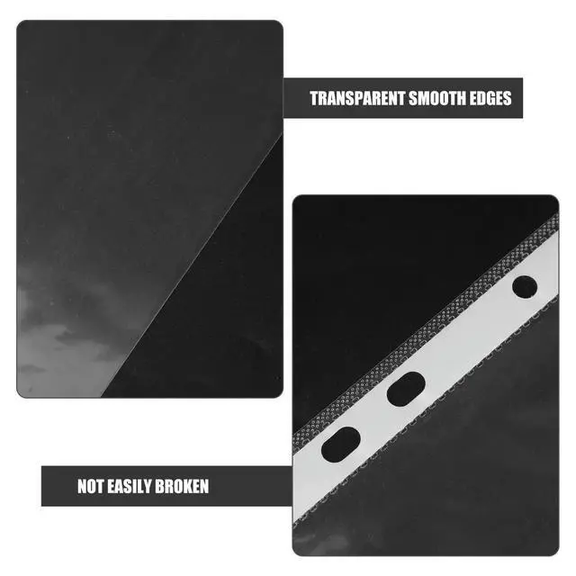 Alt view image 3 of 3 - 100Pcs Clear Page Protectors PP Plastic Sheet Sleeves for Loose Leaf Binders A4 Document Organizer Home Office School Travel