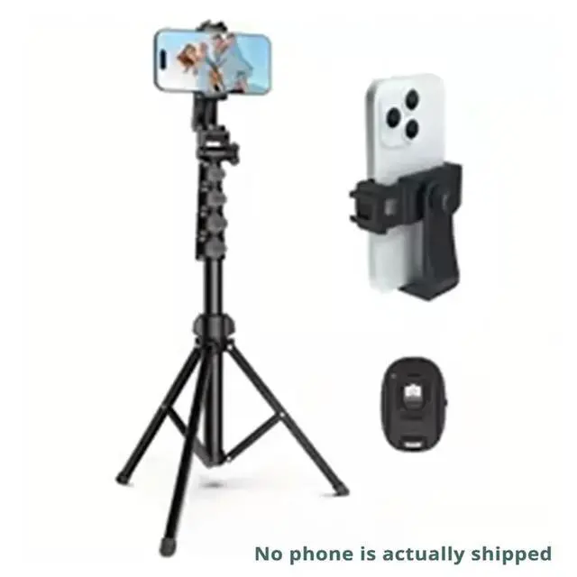 Alt view image 2 of 3 - 160Cm Tripod For Cell Phone Camera Phone Stand Tripod With Remote And Phone Holder Tripod Video Recording