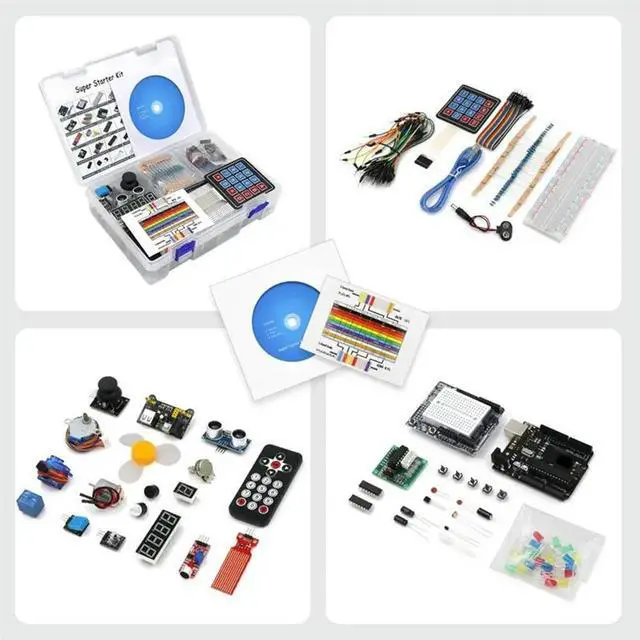 Alt view image 2 of 3 - For UNO R3 Development Board Super Starter Learning Kit RFID Upgrade Kit Tutorial Included