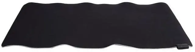 Main image of Luminous Gaming Mouse Pad Color Large Flashing Usb Led Expansion Keyboard Pu Anti-Slip Mat Black Rubber + Cloth