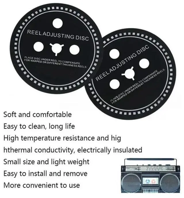 Alt view image 3 of 3 - For NAB Adapter 4PCS SpFor Studer TEAC Reel-To-Reel Tape Recorder- Professional Sound Equipment 0.7Mm Thickness