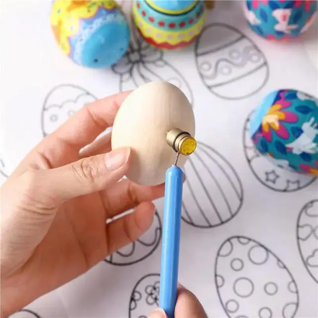 Alt view image 2 of 3 - 12X Slanting Fine Line Paint Pen Set 0.7/0.5/0.4Mm Heavy Fine Brass Tip Kistka Wax Pen Decorating Kit