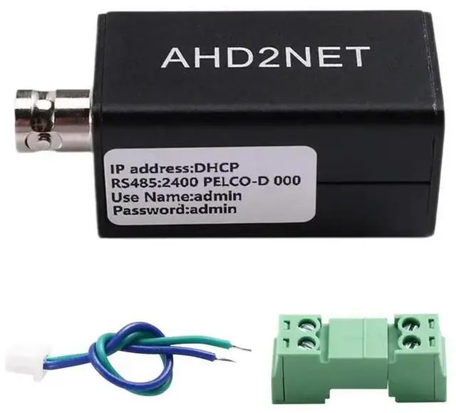 Alt view image 3 of 3 - Conversion Adapter AHD/TVI CVI/CVBS To IP Video Encoder 1080P For ONVIF For NVR RJ45 For Analog Security Cameras Without POE