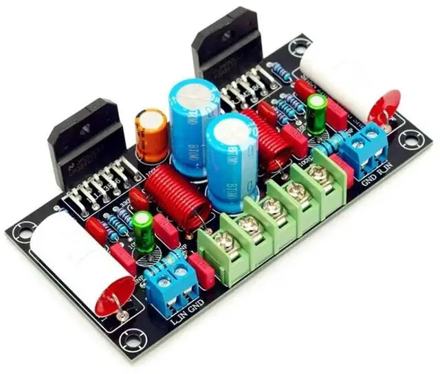 Main image of Power Amplifier Board LM3886 68Wx2 Two Channel Stereo Digital Audio Amplifier Speaker Sound Amplificador Home Amplifier