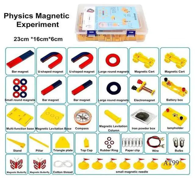 Main image of Large Science Magnet Kit Physics Magnet Kit For Kids Educational For School Students 1 SET