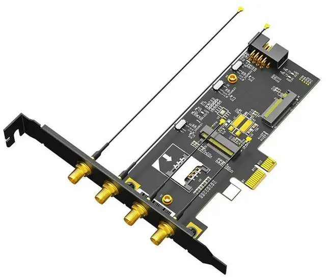 Main image of NG/4G Card Adaptor NGFF M. 2 Key B And Key A To Pcie X1 Adpater For 3G Network Cards
