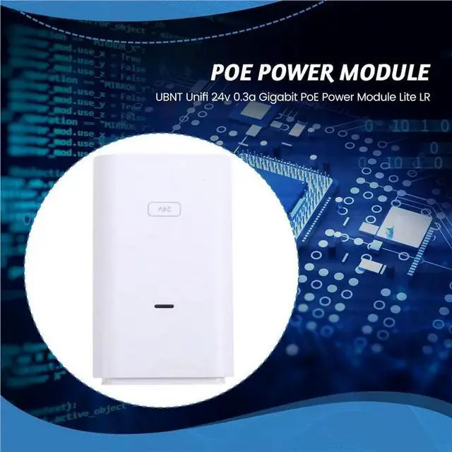 Alt view image 2 of 3 - 2X UBNT Unifi 24V 0.3A Gigabit Poe Power Module Lite LR