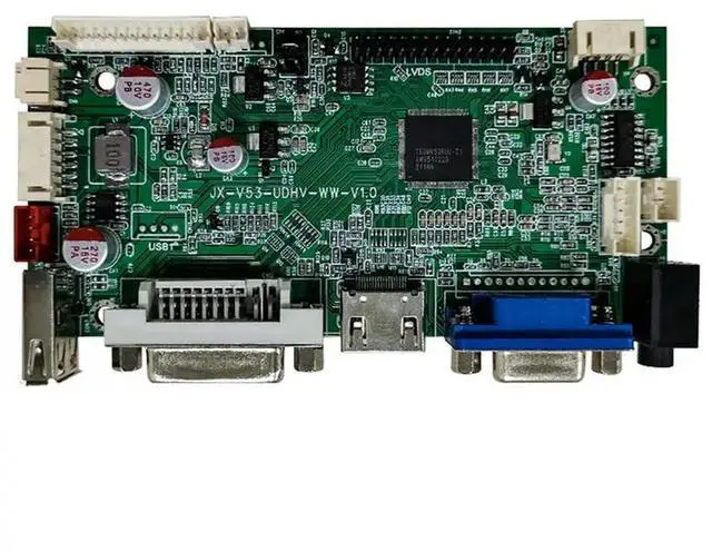 Main image of V53 Universal LCD Driver Solution Controller Board Supports LVDS Signal Output, USB, DVI, VGA AV Compatibility