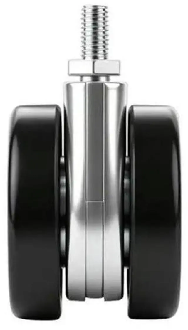 Alt view image 3 of 3 - Homerack 2.5Inch(60Mm) 4-Wheeled Hollow Caster Wheel Kit With Brake, Compatible Standard M8 Threaded Holes