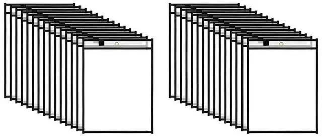Main image of 30 Packs Dry Erase Pockets Reusable Plastic Sleeves Clear Job Ticket Holders For Teacher Classroom School Office Work
