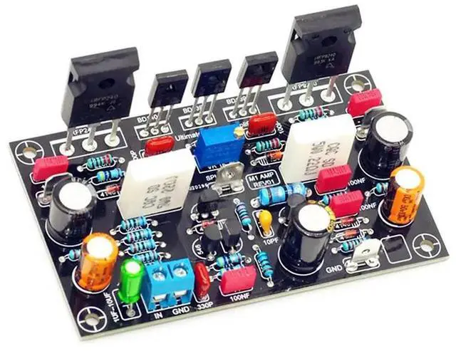 Main image of MOS Tube Amplifier Kit 100W Ultimate Fidelity Power Amplifier Board IRFP240 IRFP9240 FET AMP Mono Audio DIY