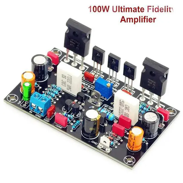 Alt view image 3 of 3 - MOS Tube Amplifier Kit 100W Ultimate Fidelity Power Amplifier Board IRFP240 IRFP9240 FET AMP Mono Audio DIY