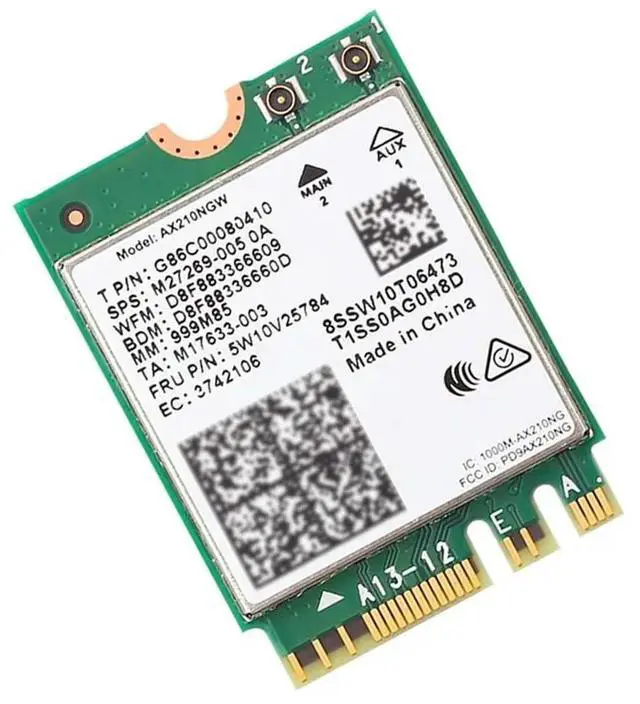 Main image of 6E AX210 NGW Card NGFF M2 For Laptop Module Bluetooth 5.3 For PC 10 11 6E
