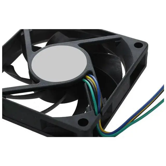 Alt view image 2 of 3 - 20Pcs 70X70x15mm 12V 4 Pins PWM PC Computer Case CPU Cooler Cooling Fan Black