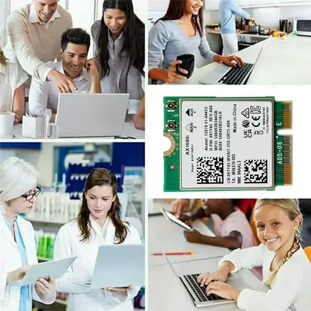Alt view image 2 of 3 - 1Pcs AX1690I Card 2.4 Gbps 802.11Ax 2.4/5/6Ghz Bluetooth 5.3 Module