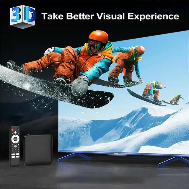 Alt view image 2 of 3 - Android TV Box S905L3 TV Box Home Theater Bluetooth With Google Voice Media Player 2GB 8GB 4K Video Set Top Box EU Plug