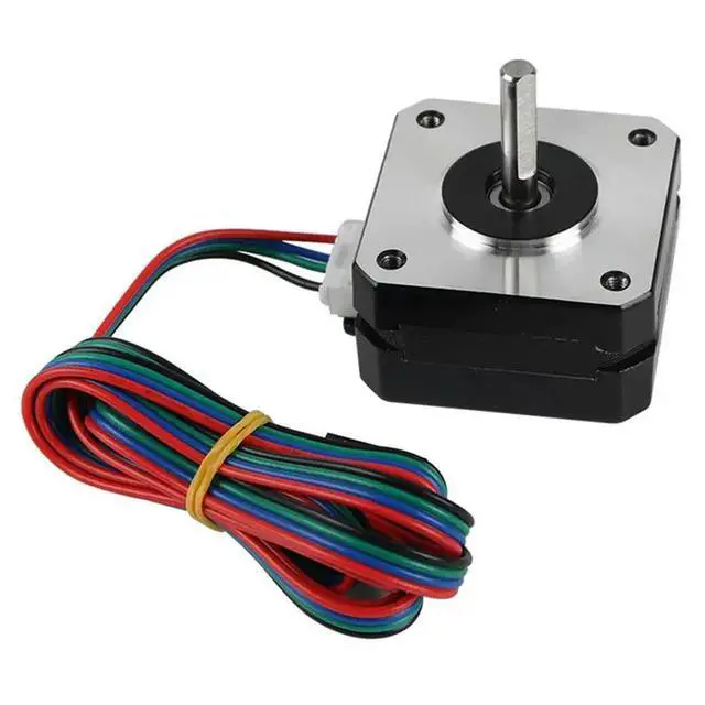 Alt view image 2 of 3 - 5X 3D Printer Parts Titan Extruder NEMA 17 Stepper Motor 42X42x23mm 17HS4023 For Ultimaker Prusa I3 Kossel Corexy