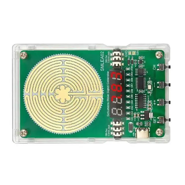 Alt view image 2 of 3 - Schumann Wave Signal Generator DC5V 0.01Hz-99999Hz Adjustable Frequency 7.83HZ Sine Wave Signal Generator USB