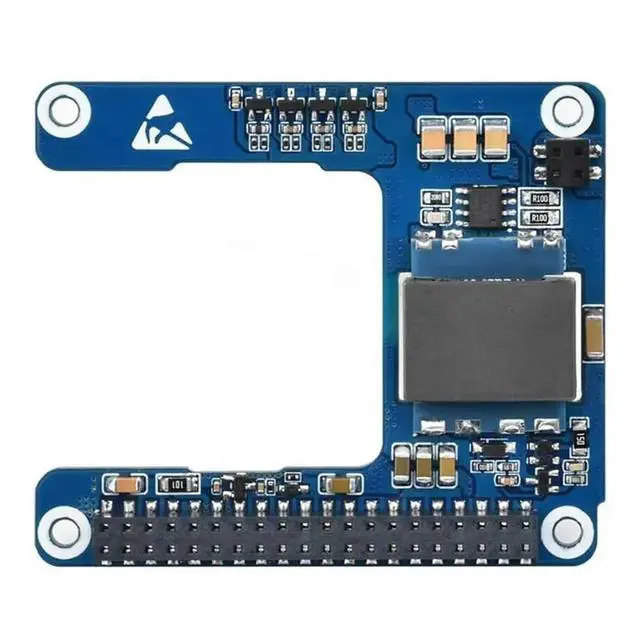 Alt view image 2 of 3 - Power Supply Expansion Board Ethernet Expansion Board Poe HAT For Raspberry Pi 5 Poe HAT (H)