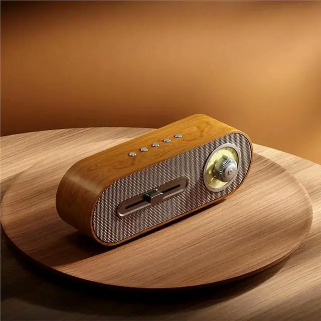 Alt view image 2 of 3 - Retro Speakers Speakers JY67-Pro Long AI Speakers Karaoke Speaker