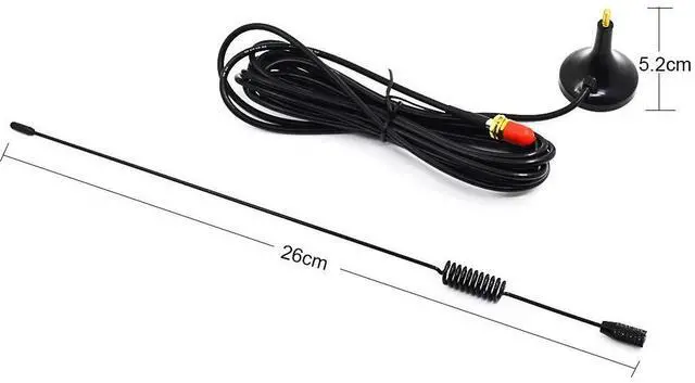 Alt view image 4 of 6 - UT-106UV SMA-Female Car Magnetic Dual Band Antenna for UV-5R UV-82 UV-9R Walkie Talkie