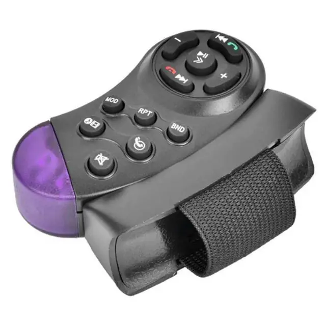 Alt view image 4 of 6 - Universal Steering Wheel Remote Control 11 Buttons for Car CD DVD MP5 Player