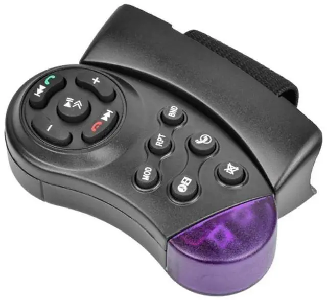 Alt view image 5 of 6 - Universal Steering Wheel Remote Control 11 Buttons for Car CD DVD MP5 Player