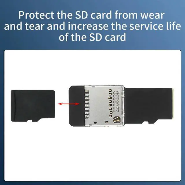 Alt view image 5 of 6 - SD TF Memory Card Kit Male to Female Extension Adapter Extender Test Tools PCBA Connector for Mobile Computer 3D Printer