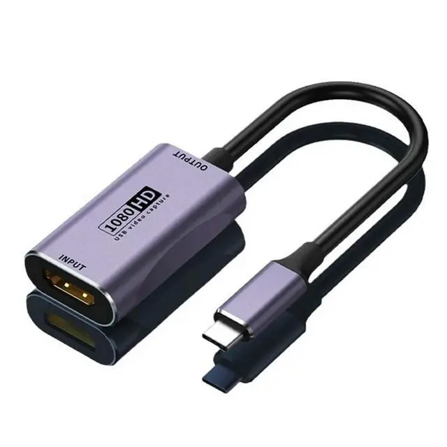 Alt view image 4 of 6 - For Phone Tablet Projector Camcorder MINI To -Compatible Adapter Cable 4K Video Capture Card For Vlog Filmmaker DSLR