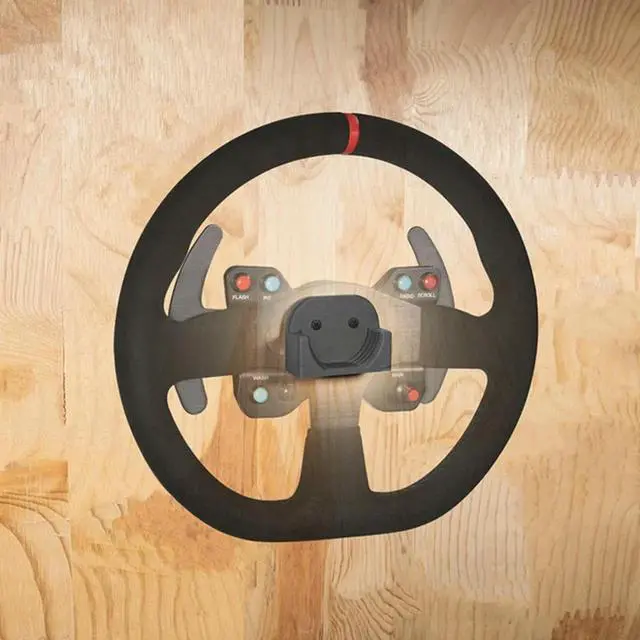Alt view image 5 of 6 - Wall Mount Bracket For Thrustmaster T300/TGT Steering Wheel Accessories Durable And Wear-Resistant With Screw
