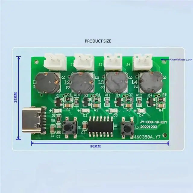 Alt view image 5 of 6 - Four- Humidifier Module Humidifier Control Board Driver Board Four- Humidifier Module,Set C