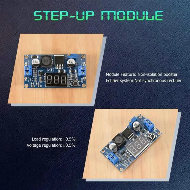 Alt view image 4 of 6 - DC-DC Step-Up Converter Module 4A Power Supply Voltage Adjustable XL6009E1